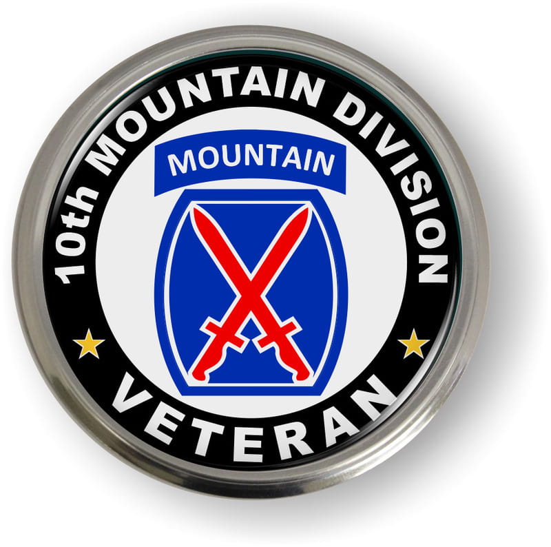 10th Mountain Division Veteran Emblem